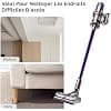 Telescopic Tube for Dyson, Hard Extension Tube Compatible with Dyson V7 V8 V10 V11 V15, Quick Connect Suction Tube for Dyson Vacuum Cleaner with Two 2 in 1 Brushes, Purple - Image 6