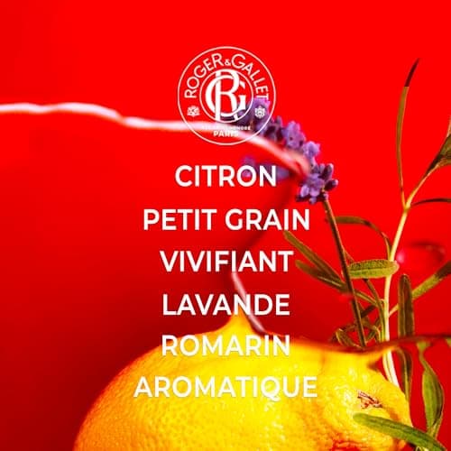 Roger&Gallet - Eau de Cologne Jean Marie Farina 100 ml - Eau de Cologne aux Huiles Essentielles Citron, Orange, Petit Grain, Lavande et Romarin - Une Sensation Délicieuse et Vivifiante - Image 4