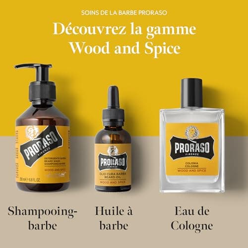 Proraso | Eau de Cologne Wood & Spice (flacon vaporisateur de 100 ml) – Parfum pour homme à la senteur boisée et épicée – Fabriqué en Italie - Image 6