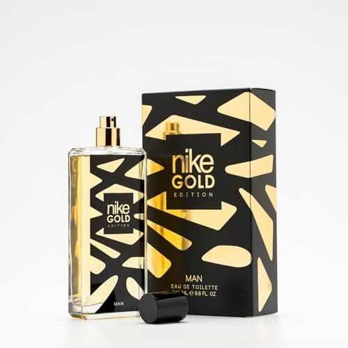 NIKE - Gold Edition, Eau de Cologne pour homme, 200 ml, Parfum en spray, Eau de toilette naturelle et masculine, Arôme d'agrumes épicé, Parfum frais, élégant et longue durée - Image 4