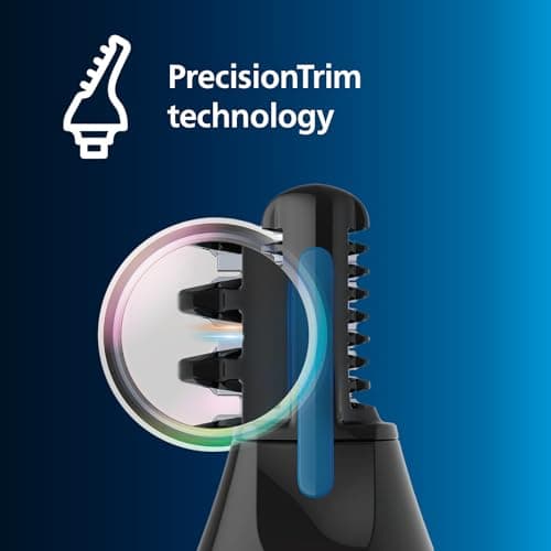 Philips Series 3000 - Nose, Ear and Eyebrow Trimmer - Fast and Accurate Hair Removal - PrecisionTrim Technology, Waterproof, Model NT3650/16 - Image 6