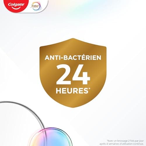 COLGATE - Total Prévention Dentifrice 24h Active Blancheur Naturelle - Aide à prévenir les problèmes bucco-dentaires - Réduit les taches de surface - 3x75ml - Image 8