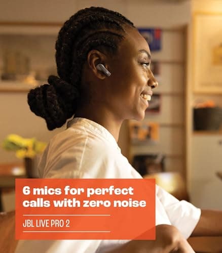 JBL Live Pro 2 TWS Black - Wireless Earphones with Noise Cancelling - IPX5 Water and Sweat Resistant - JBL Signature Sound - 40 (10+30) hrs of wireless playback - Image 5