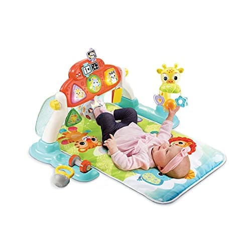 VTech - 4 in 1 Baby Sport Activity Mat, Musical and Evolutionary Play Mat, Activity and Development Toy, Rattles, Dumbbells, Baby Birth Gift - Image 5