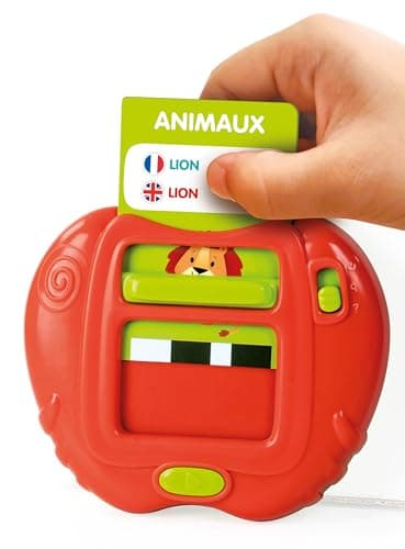 Clementoni | My 100 Bilingual First Words – Educational Electronic Toy for Children 2 to 4 Years | 50 Interactive Educational Cards | French-English | Linguistic Awakening Sounds Colors - Image 6