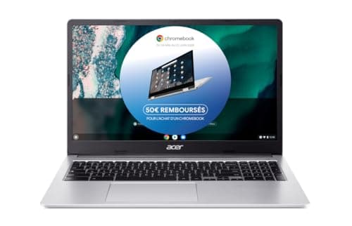 Acer Chromebook 315 CB315-4HT-C5B3, 15.6 inch Full HD IPS Touch Laptop, Laptop (Intel Celeron N4500, 4GB RAM, 128GB eMMC, UHD Graphics, Chrome OS), Laptop Grey, AZERTY Keyboard - Image 2