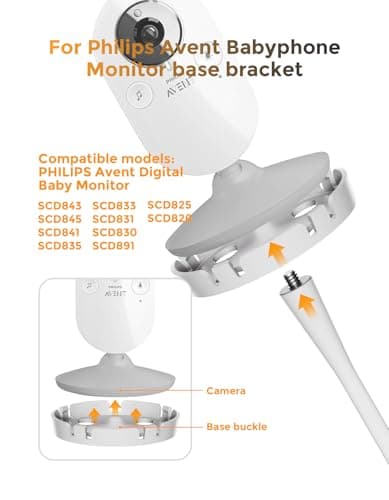 Philips Avent SCD843/26 SCD833/26 SCD891/26 SCD891/26 SCD630/26 Baby Monitor Stand Flexible Video Stand for Philips Avent - Image 3