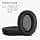 kwmobile 2 x Foam Ear Pads Compatible with Sony WH-H910N Headphones Black - Image 4
