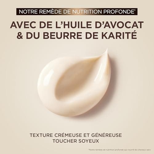 Garnier Ultra Doux Mask for Dry, Wavy, Curly or Kinky Hair - With Avocado Oil and Shea Butter - Rich and Smooth Texture - 340 ml - Men and Women - Image 5