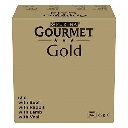 GOURMET | GOLD | Muslin | Cat | Rabbit, Beef, Veal, Lamb | Single Servings | Boxes | 96 x 85g - Image 4
