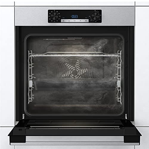 Hisense BI62216AX Multi-function vented oven, XXL cavity 77L, clean water cleaning, 13 cooking functions, pizza function 300°C, AirFry cooking, LED display, touch control, quick preheating - Image 7