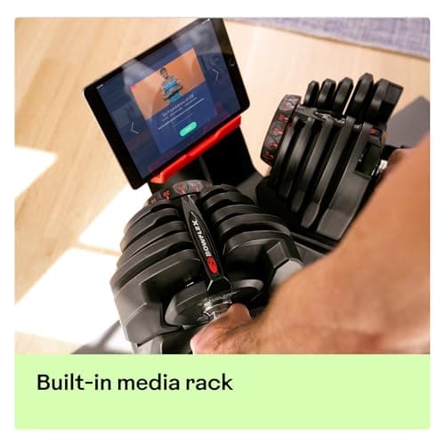 Bowflex Dumbbell Stand with Media Stand - Image 9