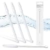 Aquafloow DeLonghi 5313232961 Transparent Milk Suction Tube 15.8 cm + Cleaning Brush for Cleaning Coffee Machines, Straws, Bottles, Cups - Image 2