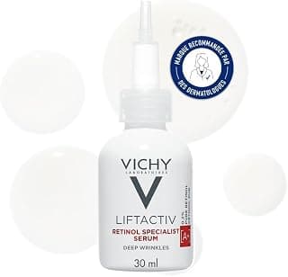 Vichy, Liftactiv, Sérum Correcteur Anti-Rides Profondes, Comble & Repulpe, Enrichi en Rétinol & Probiotiques, Pour Tous Types de Peau, 30 ml
