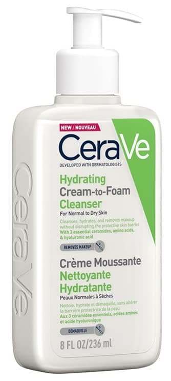 CeraVe Double Moisturizing Cream/Foam Cleanser 236ml - Image 3