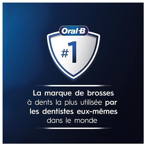 Oral-B Pro 1 Brosse À Dents Électrique Rose, Avec Un Capteur De Pression Pour Protéger Les Gencives Et Les Dents Sensibles, Avec Des Accessoires, 1 Brossette De Rechange, Douce Et Ronde, 1 Chargeur - Image 8