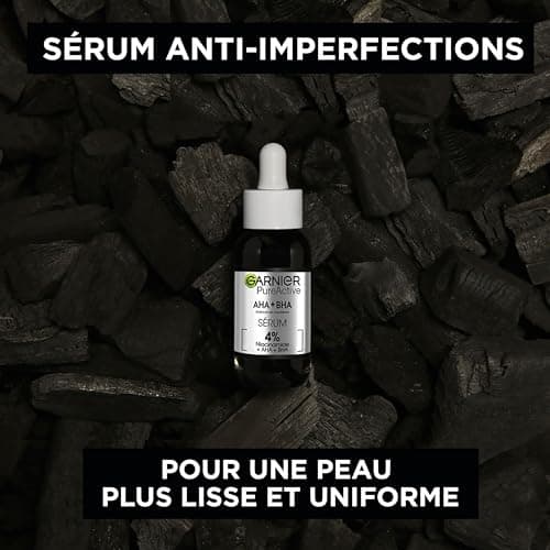 Garnier - Pure Active - Sérum Anti-Points Noirs & Imperfections au Charbon - 4% Niacinamide, Acide Salicylique & Acide Lactique - Peaux Grasses à Tendance Acnéique - Vegan & Cruelty Free - 30 ml - Image 8