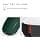 kwmobile Case Compatible with Sony WF-1000XM5 Case Cover - Headphone Protective Silicone Case - Dark Green - Image 7