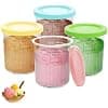 Nepfaivy Ninja Creamy Deluxe 4 Piece Container for Ninja Creamy Deluxe NC501EU NC500, Ice Cream Trays with Waterproof Lids, BPA Free, Dishwasher, Ice Machine Accessories - Image 2