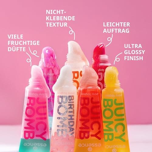 Essence - Lip Gloss Juicy Bomb Shiny Lipgloss - 104 Poppin' Pomegranate - Image 7