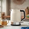 Russell Hobbs Hanley Electric Kettle [1.7 L, 2400 W] (Vintage Jasmine Design, Stainless Steel, Energy Saving, Push Button Lid, Water Level, 360° Base, Cord Storage) 28640-70 - Image 3