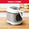 Moulinex Oil fryer, 3 L tank, non-stick coating, thermostat, indicator light, patented filter sieve, carbon filter, Mega AM480070, white/silver - Image 5