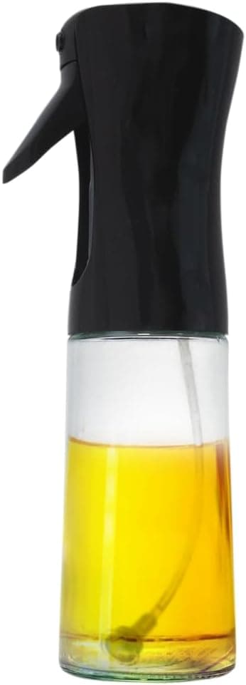 Pulvérisation à l’huile NERTHUS FIH 1572 200 ml de verre avec diffuseur fin, dosage uniforme, idéal pour la friteuse à air et la cuisson saine - Image 1