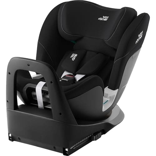 BRITAX RÖMER Britax Römer Rider Car Seat for Children from 40 to 125 cm (i-Size) with ISOFIX and Strut, Newborn - 7 Years, Space Black - Image 4