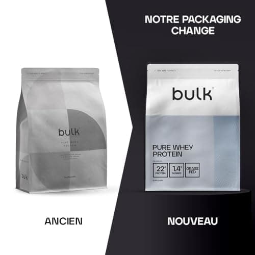 Bulk Pure Whey Protein Powder, Chocolate Cookies, 22g Protein and 5g BCAA Portion, Whey Shake, Low Sugar, Promotes Growth and Muscle Recovery, Easy Blend, 25kg - Image 4