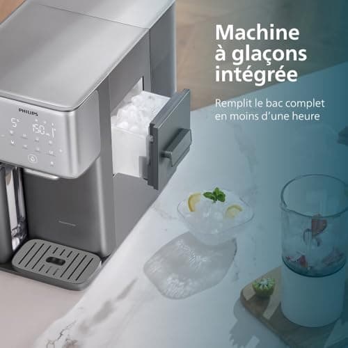 Philips Reverse Osmosis Water Station, Instant Hot & Cold Water, Built-in Ice Maker, UV-C, Remineralization, TDS Monitor, 6 Litre Tank, 1 Year Filter Life - Image 6