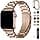 Fullmosa Bracelet Compatible with Apple Watch 40mm 41mm 38mm Women Women iWatch Bracelet Stainless Steel Metallic for iWatch SE 1/2/3 Series 9/8/7/6/5/4/3/2/1, Rose Gold - Image 3