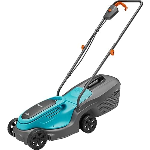 Gardena set tondeuse à gazon sans fil PowerMax 30/18V P4A, prêt à l’emploi: Tondeuse jusqu’à 150 m², largeur coupe 30 cm, hauteur coupe 35–65 mm, volume bac 25 l, poignée ergonomique (14630-20) - Image 4