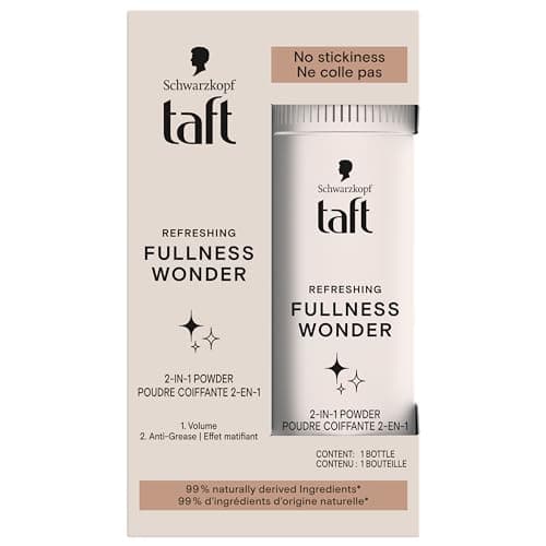 Taft - Schwarzkopf - Hair Styling Powder - 2-in-1 - Volume - Long Lasting - Mattifying Effect - Messy Effect - Does not stick - 99% ingredients of natural origin - Container of 10 g - Image 3