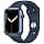 Apple Watch Series 7 (GPS, 45mm), Blue Aluminium Case with Abyss Blue Sport Strap, Standard (Refurbished) - Image 3