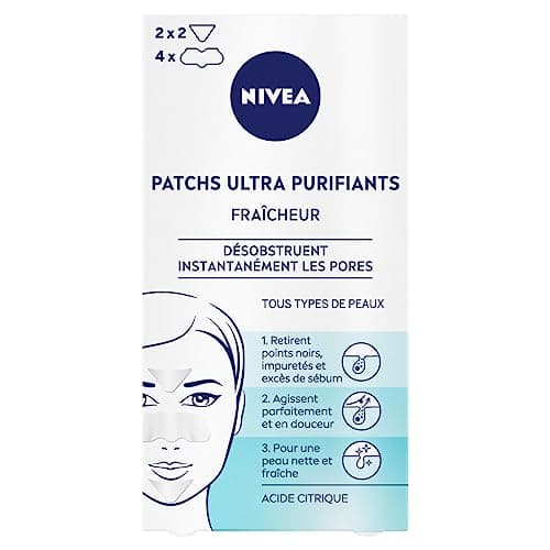 NIVEA - Ultra Purifying Freshness Face Patch - Unclogs Pores - Removes Blackheads, Impurities & Excess Sebum - Purified, Clean & Fresh Skin - Citric Acid - All Skin Types - x 6 - Image 2