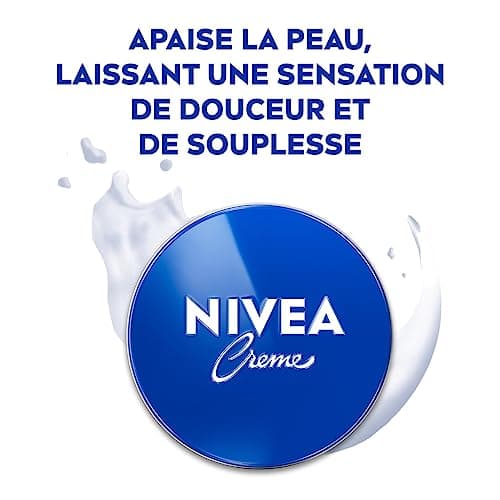 NIVEA Crème visage, corps & mains (lot de 4 x 150 ml), crème hydratante à la texture onctueuse enrichie en Eucerit, soin hydratant multiusage pour toute la famille - Image 4