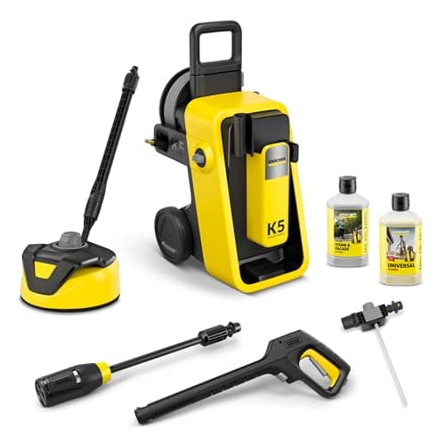 Kärcher K 5 Comfort Premium Home Pressure Washer, Pressure: 145 Bar, Flow Rate: 500 l/h, Surface: 40 m²/h, Extra Flexible High Pressure Hose, Hose Reel, 4-in-1 Multi Jet Home Kit - Image 2