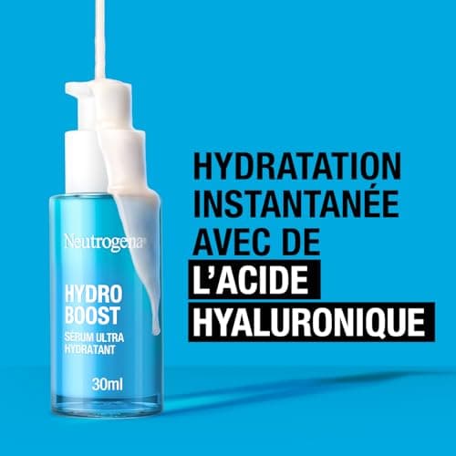 Neutrogena – Hydro Boost Complete Care Set (2 Products) – Ultra Hydrating Serum (30 ml Pump) plus Aqua-Gel (50 ml Jar) - Image 4