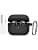 Compatible with Samsung Galaxy Buds 3 Pro/Galaxy Buds 3 Case, Non-Slip Soft Silicone Protective Case, Purple Pattern, Keychain with Cleaning Pen (Black) - Image 3