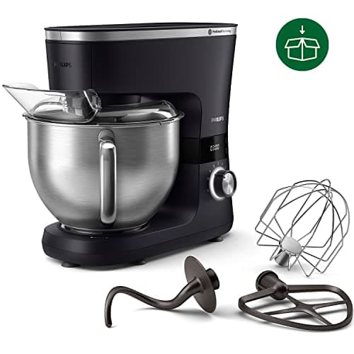 Philips 7000 Series Food Processor - 5.5 Litre, 1000 Watts, 8 Speed, ProKnead Technology, Recipes, Smart LED Timer, Kneading Hook, Whisk and Mixer (HR7962/01) - Image 3