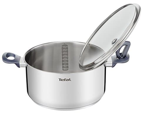 Tefal G7124614 Dailycook Stewing Pot 24 cm + Lid for All Heat Sources Including Induction Stainless Steel, 24 cm, 38, 4 x 25, 6 x 13.3 cm - Image 4