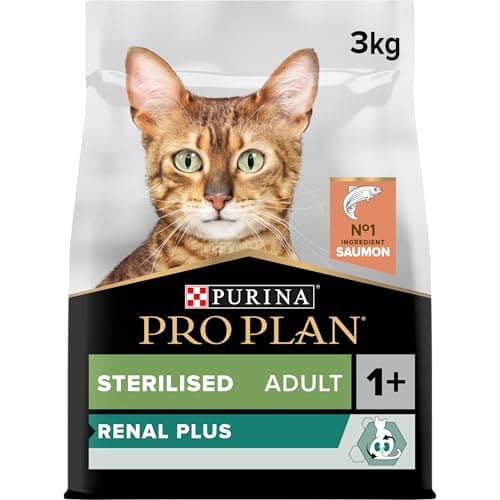 PURINA PRO PLAN | Renal Plus | Cat | Complete Dry Food for Sterilized Adult Cats | Helps Maintain Healthy Kidney Function and Urinary System | Salmon | Bag | Pack of 4 x 3 kg - Image 3
