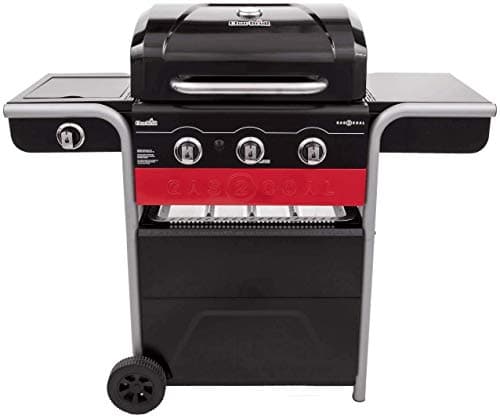 Char-Broil Gas2Coal 330 Gas Barbecue - Hybrid Grill, Patented Charcoal Tray, 3 Burners - Ideal for Outdoor Cooking, Garden and Patio - Image 2