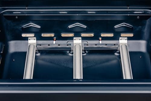 Campingaz Compact 3 Litre Gas Barbecue - Compact Gas Barbecue Trolley with 3 Burner Aluminised Steel Lid with Thermometer, Grease Tray and 2 Folding Side Shelves - Image 8