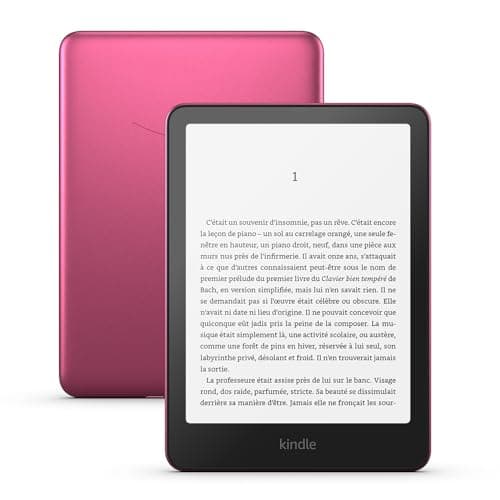 All-new Amazon Kindle Paperwhite Signature Edition (32 GB) – Our fastest Kindle with an auto-adjusting front light, wireless charging and weeks of battery life – Metallic Raspberry - Image 3