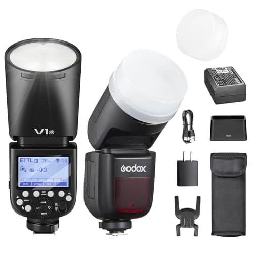 Godox V1S Speedlite Professional 76W 1/8000 HSS 2.4G TTL Wireless X System with 2600mAh Li-ion Compatible with Sony a7IV a7III a7RIII a7RII - Image 2