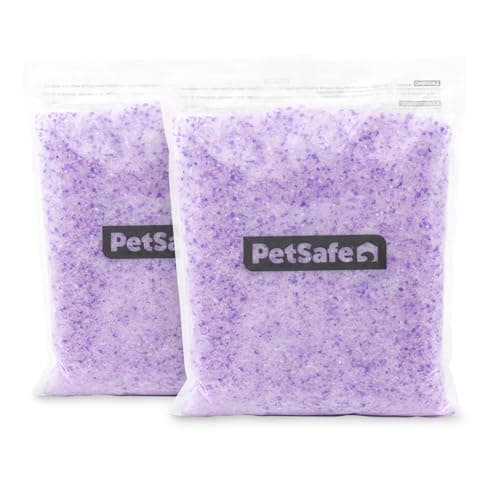PetSafe - ScoopFree Premium Litière pour Chat Non Agglomérante en Cristal - Contrôle des Odeurs, sans Poussière - Lavande, Paquet De 2 - Image 5