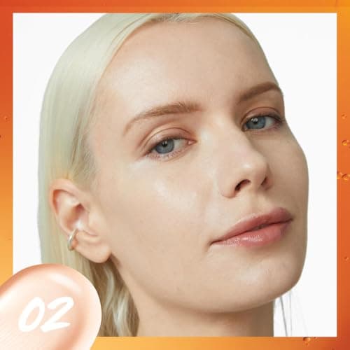 Maybelline New York - Fond de Teint Fluide - Glow & Soin de la Peau - À la Vitamine C - Longue Tenue 24H - Formule Vegan - Superstay Skin Tint - Teinte : 02 - 30 ml - Image 3