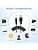 USB to DC Cable 13 in 1 Universal Power Cable USB Adapter with 13 Plugs for Router, Shaver, TV Box, LED Strips, Philips Hue Hub etc - Image 4