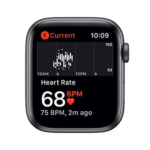 Apple Watch SE 2020 (GPS, 44MM) Space Grey Aluminium Case with Black Sport Strap (Refurbished) - Image 4